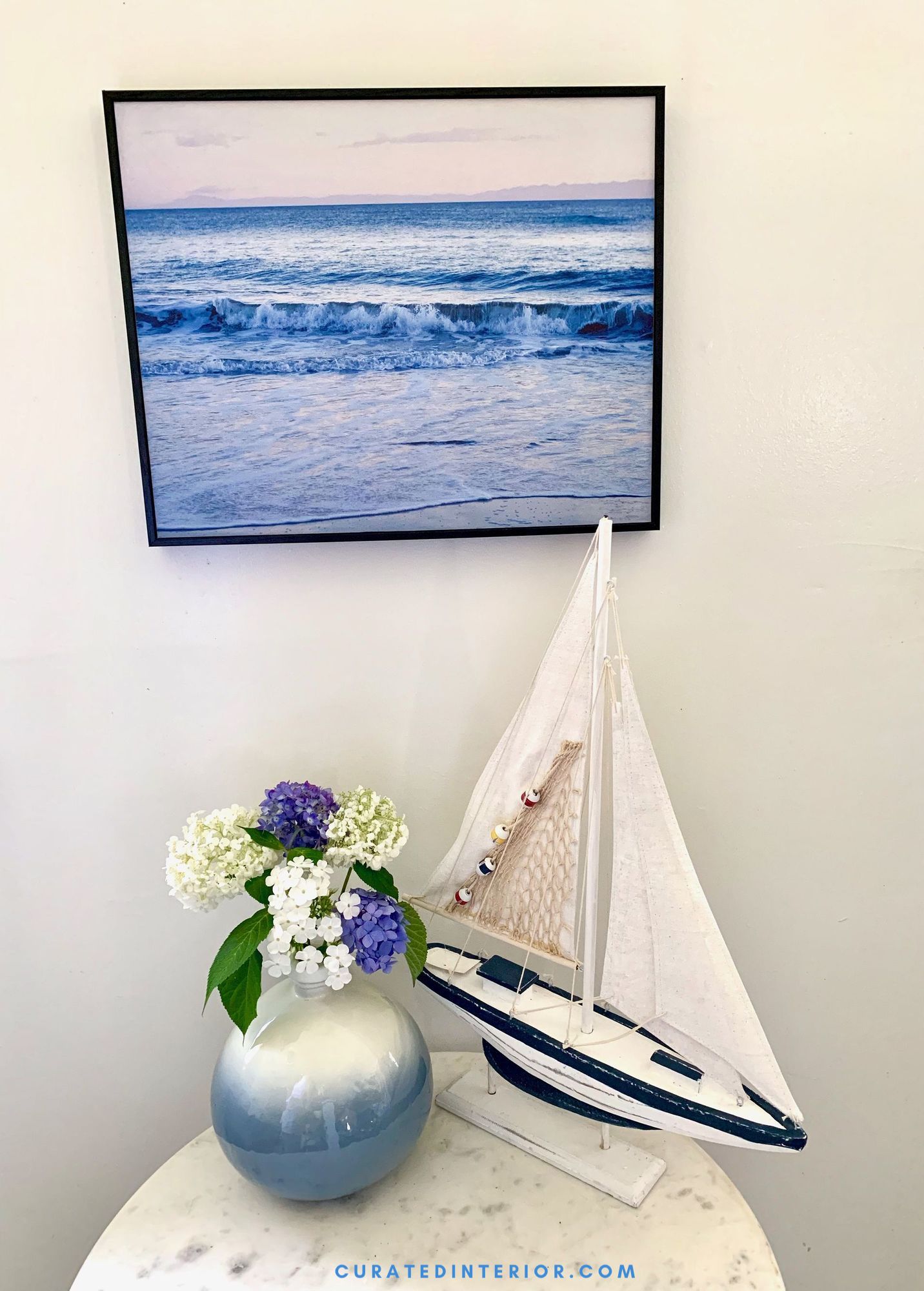 Breakfast Nook with Coastal Decorative Accents from Walmart