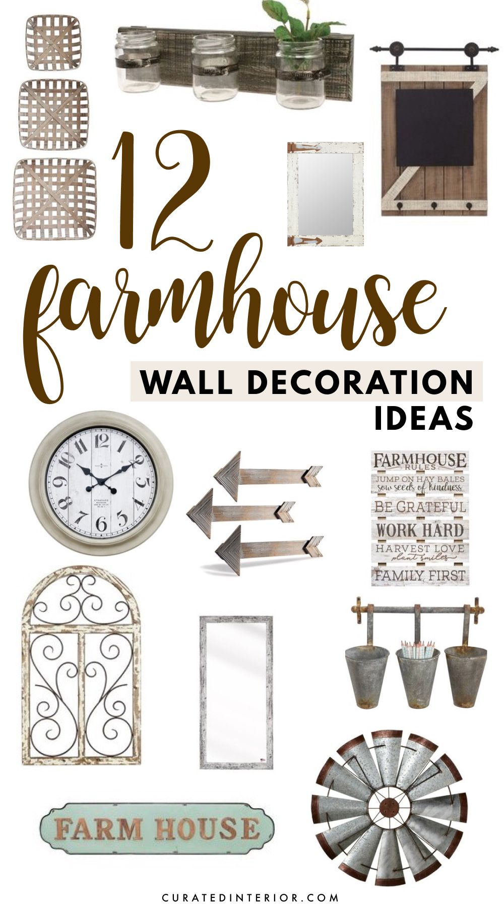 12 Farmhouse Wall Decoration Ideas