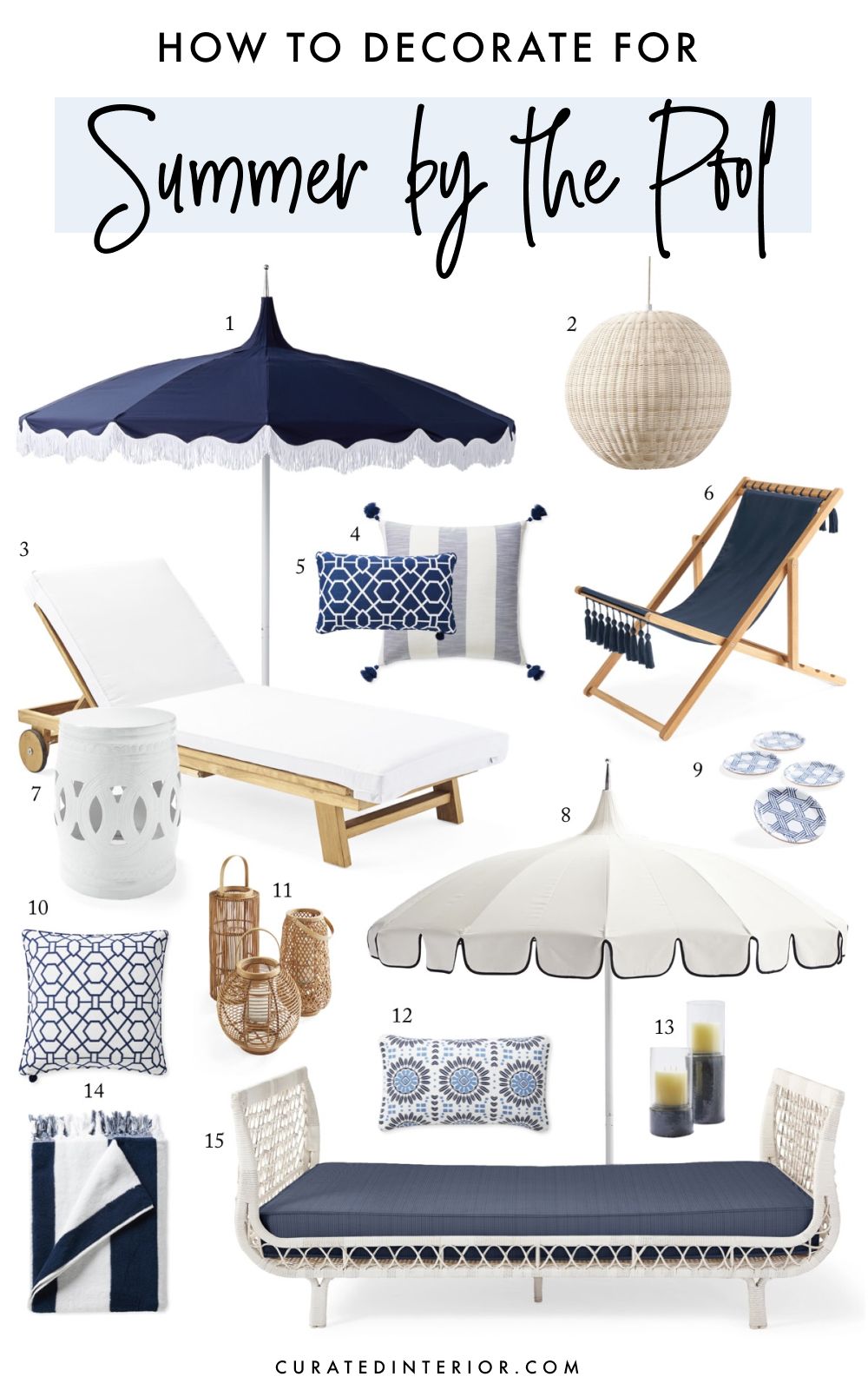 How to Decorate for Summer by the Pool