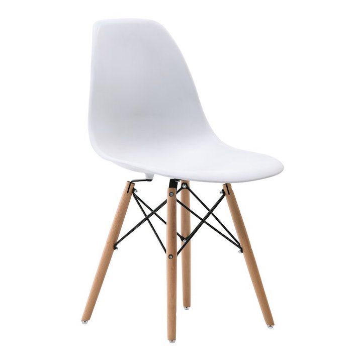 Classic Side Chairs - Eames Fiberglass Molded Plastic Side Chair