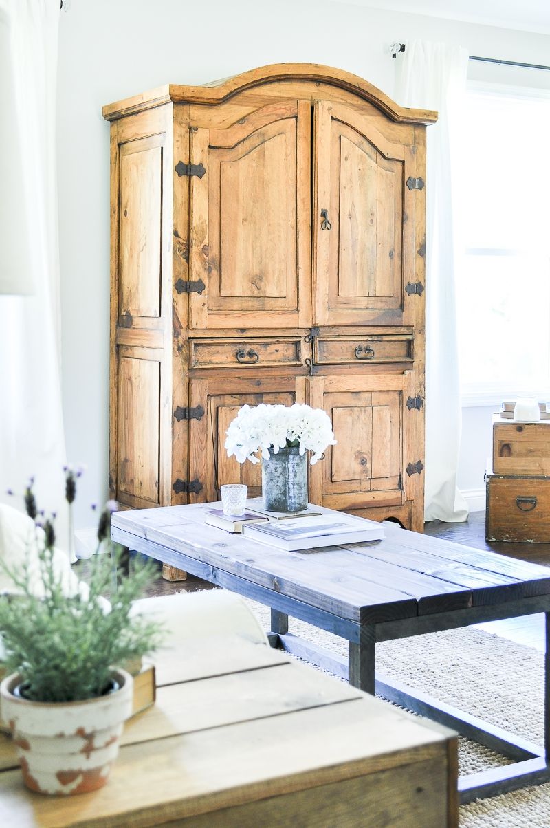 Farmhouse Armoires with Rustic Charm