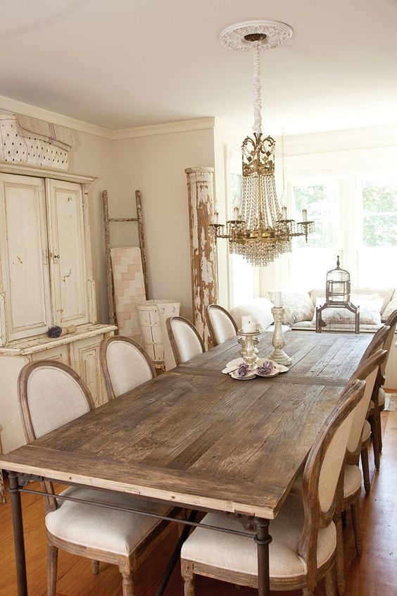 37 Charming French Country Dining Rooms, French Dining Table And Chairs