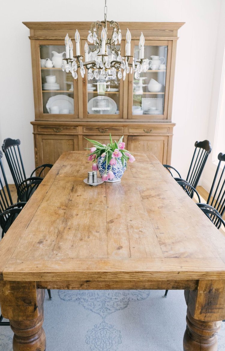 Vintage Dining Room via Farmhouse Living