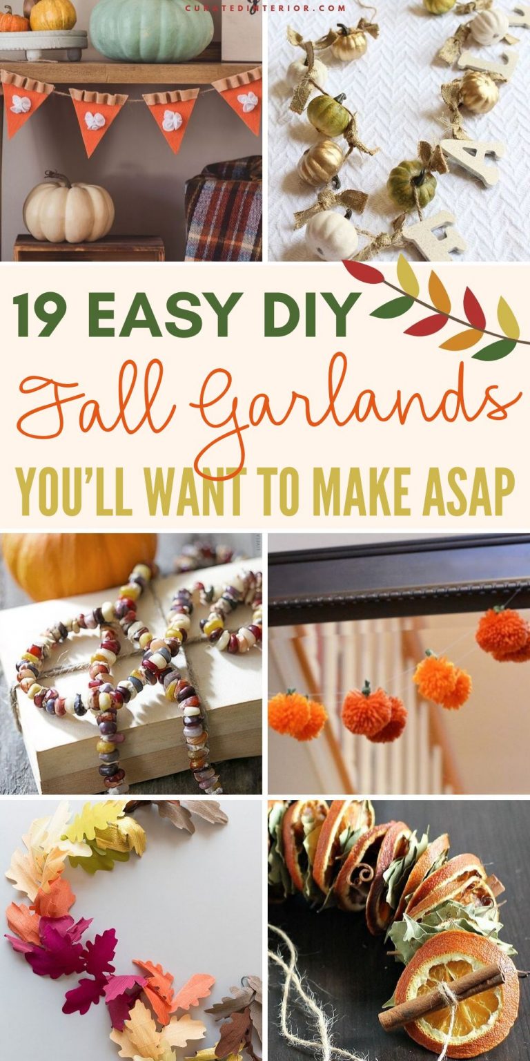 19 DIY Fall Garlands That Are Easy Inexpensive To Make   19 Easy DIY Fall Garlands 768x1536 