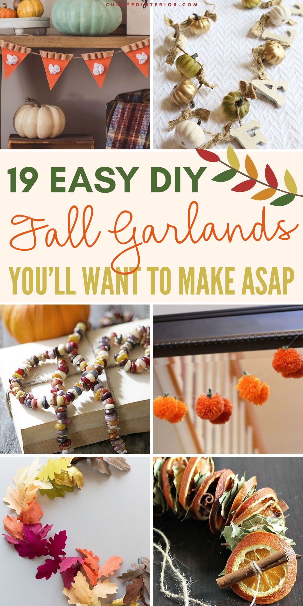 19 Easy DIY Fall Garlands