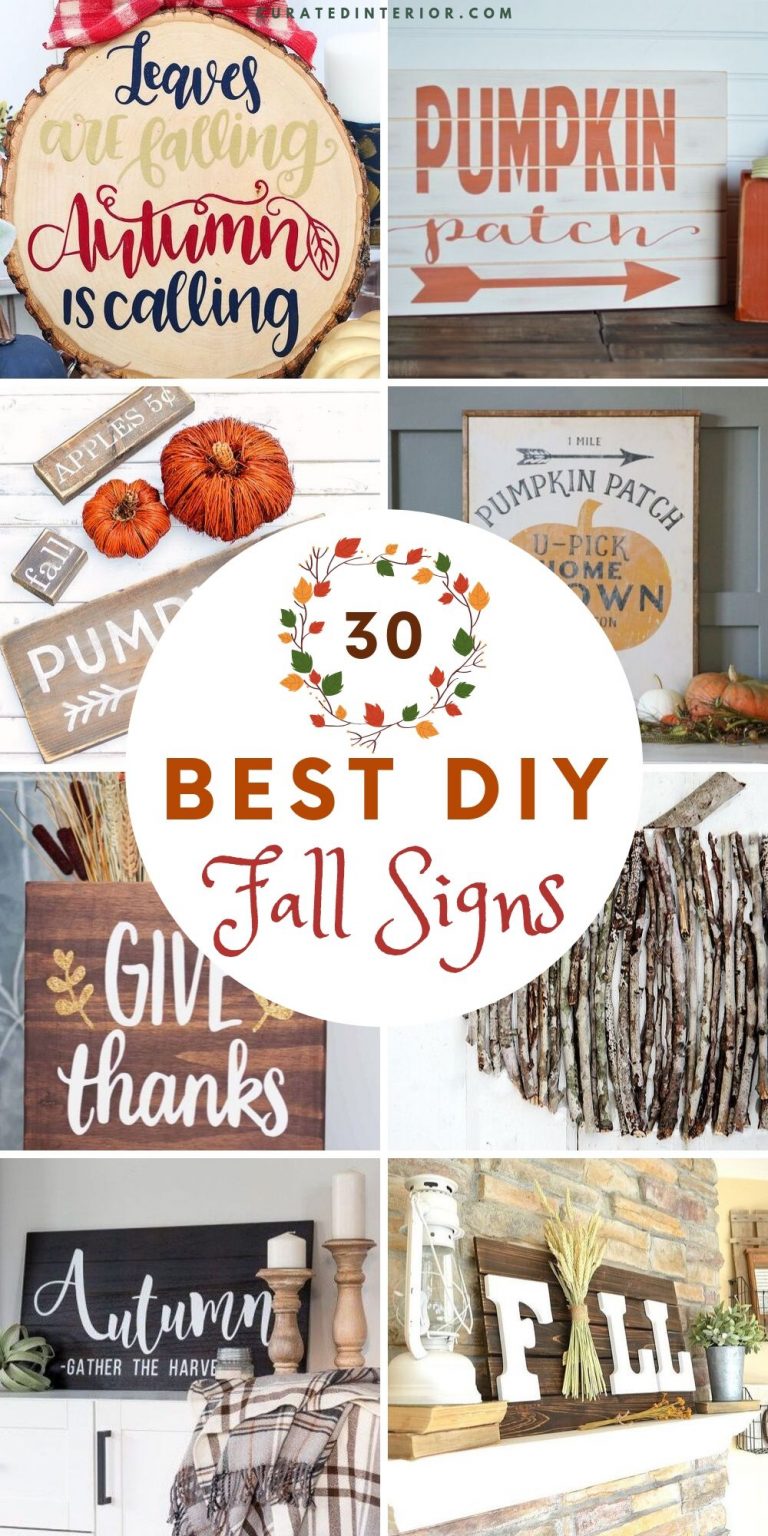 30 DIY Fall Signs for the Home