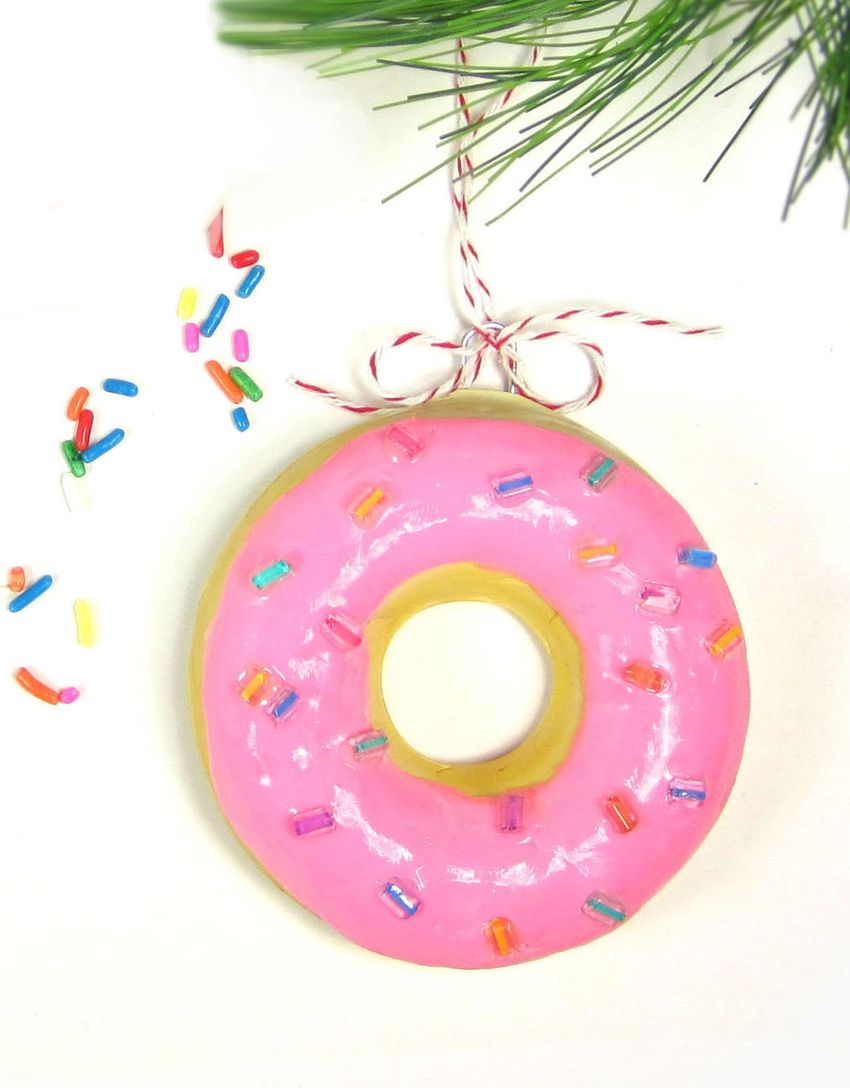 DIY Donut Ornament via 365designs