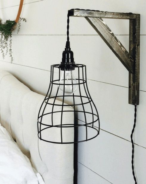 DIY Farmhouse Pendant Light via createandfind