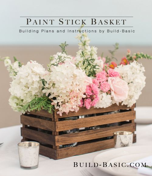 DIY Paint stick basket via build-basic