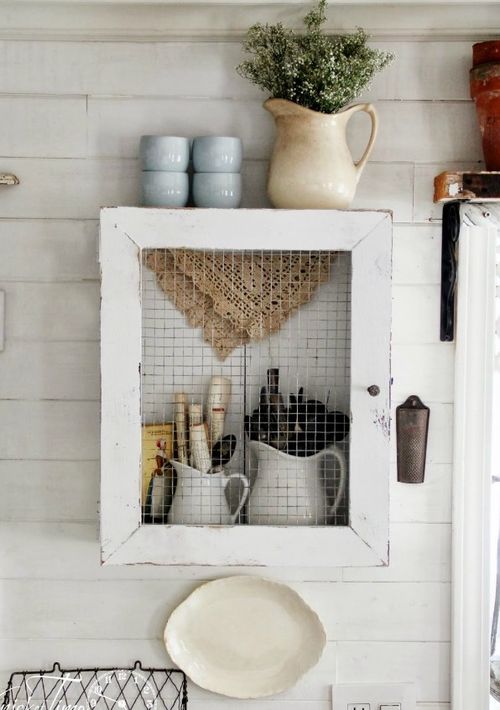 DIY Wood Crate Cabinet via KnickofTime