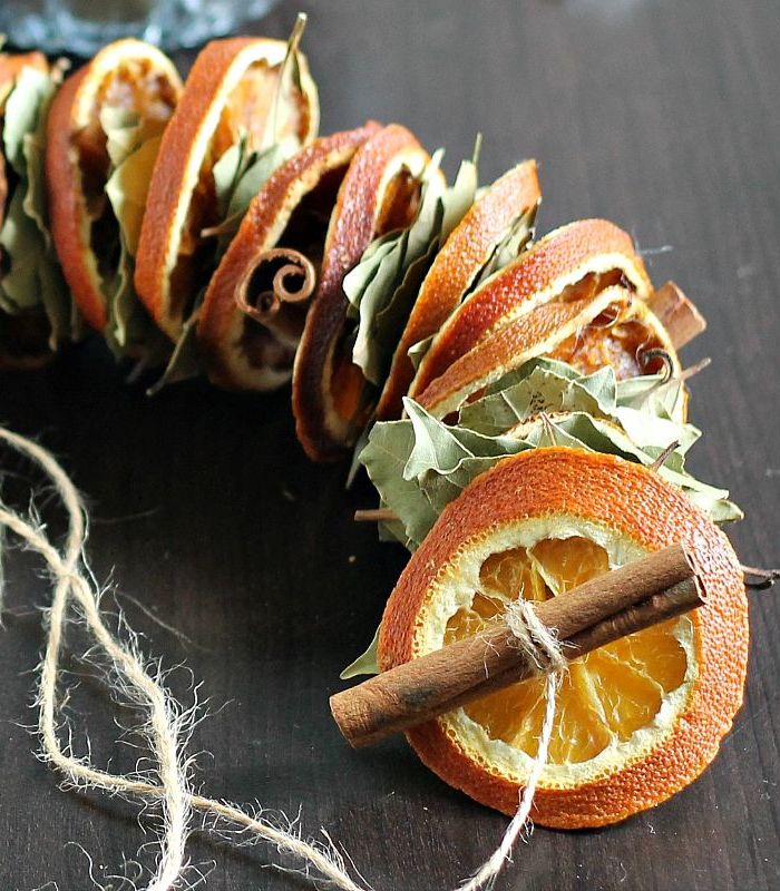 Dried Orange Garland via hearthandvine