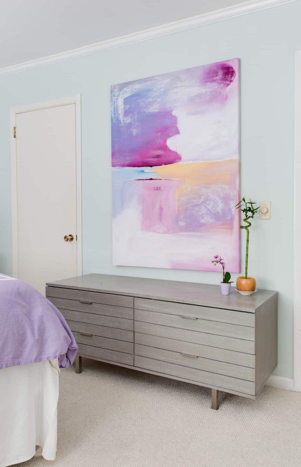 Large Abstract Painting via Apartment Therapy Millie Sims
