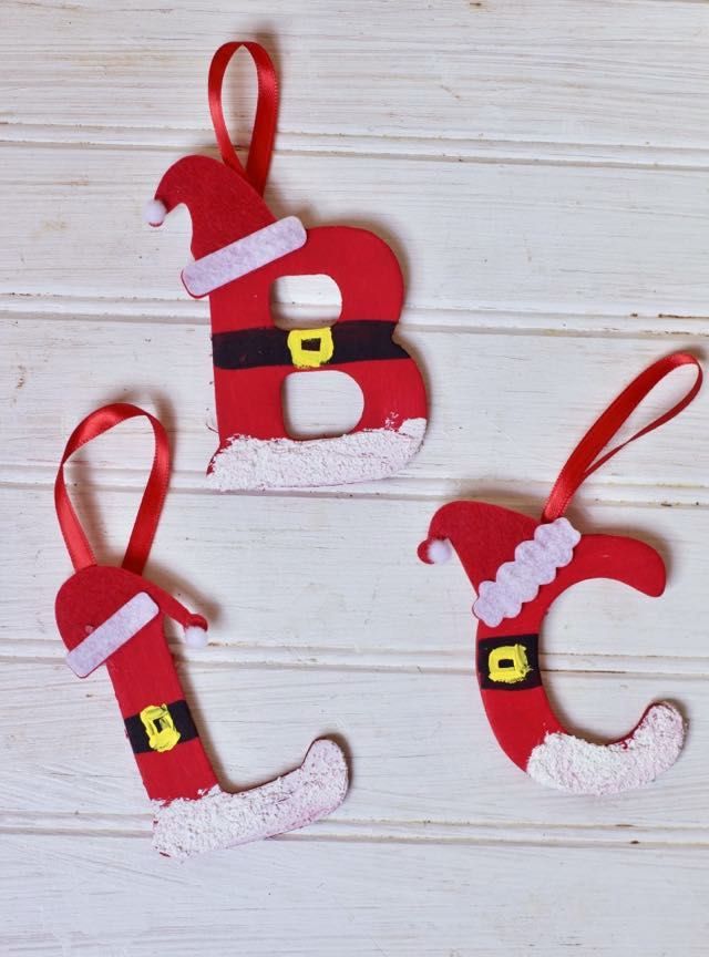 Santa Letter DIY Christmas Ornaments via stayingclosetohome