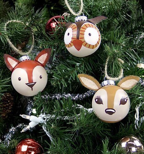 Woodland Creature Ornament DIY via decoart