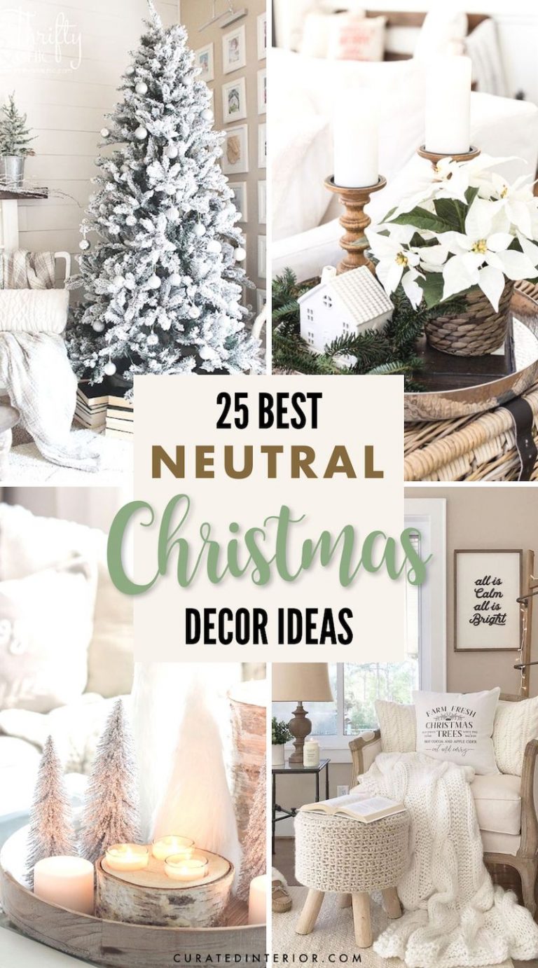 25 Neutral Christmas Decor Ideas & Inspiration