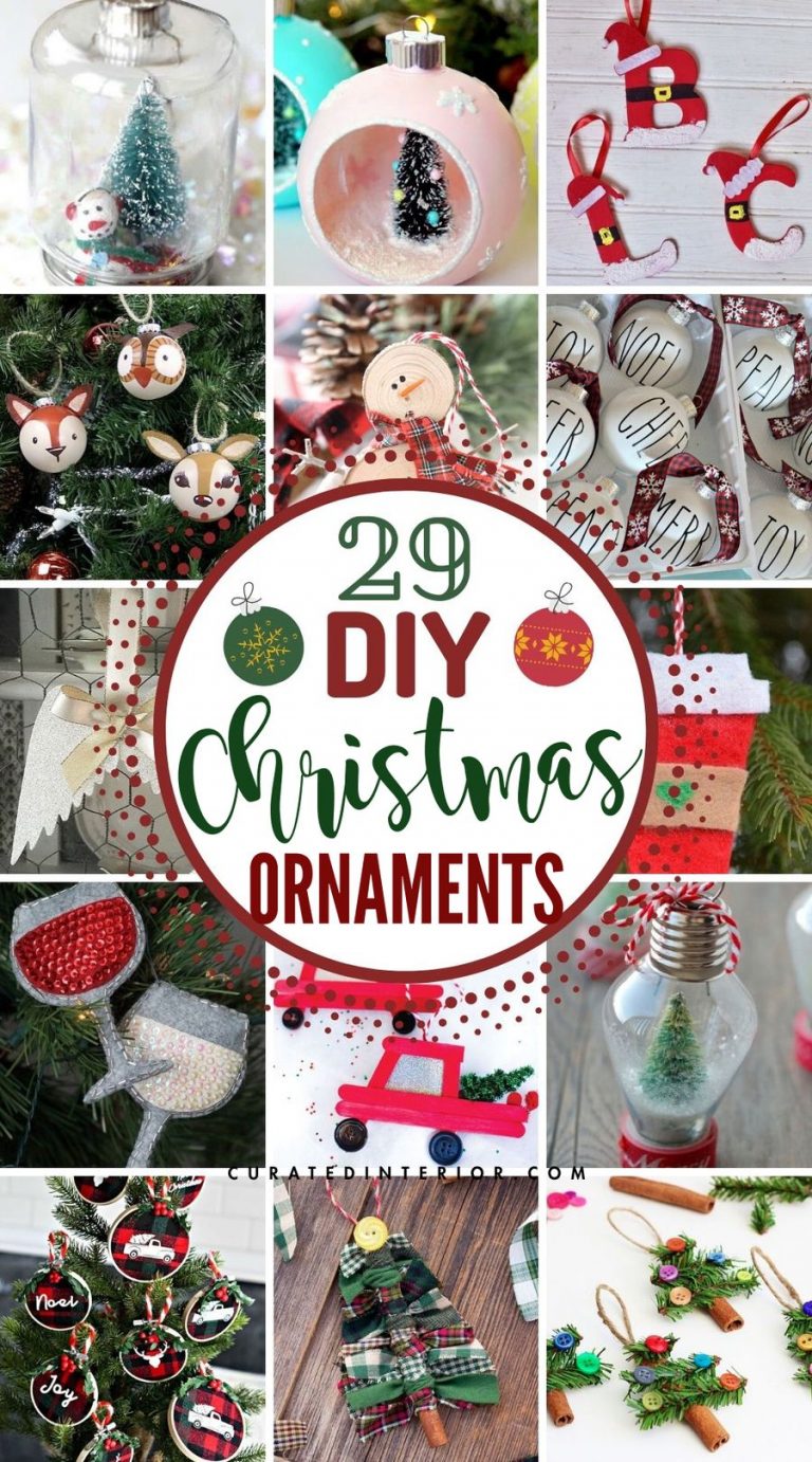 29 Easy DIY Christmas Ornaments