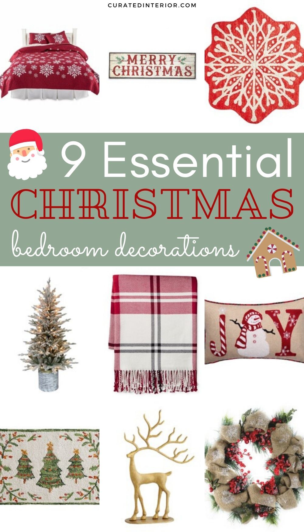 9 Essential Christmas Bedroom Decorations