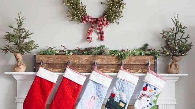 DIY Farmhouse Stocking Holders via simplydesigning