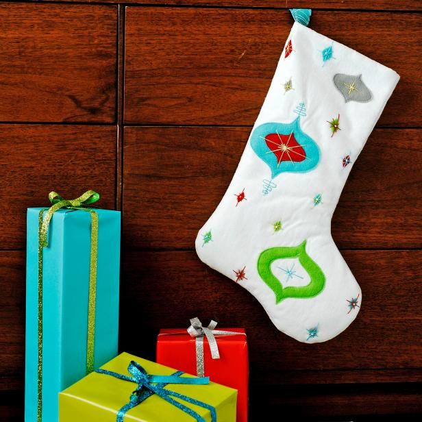 DIY Retro Stocking via diynetwork