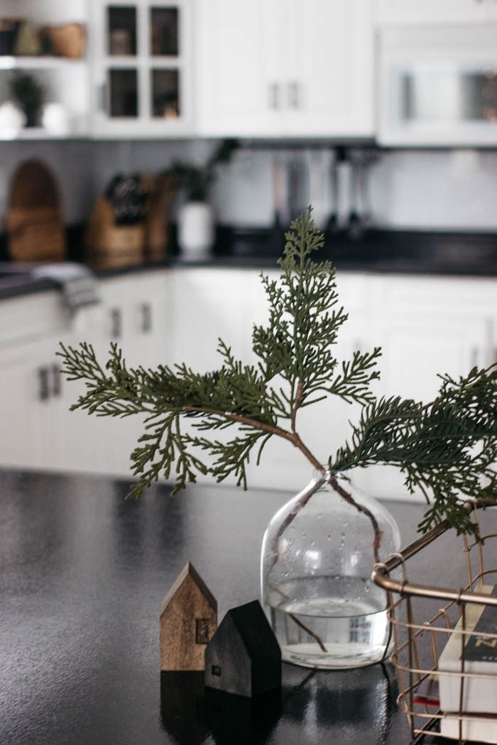 Nordic Christmas Kitchen Decor via lovecreatecelebrate