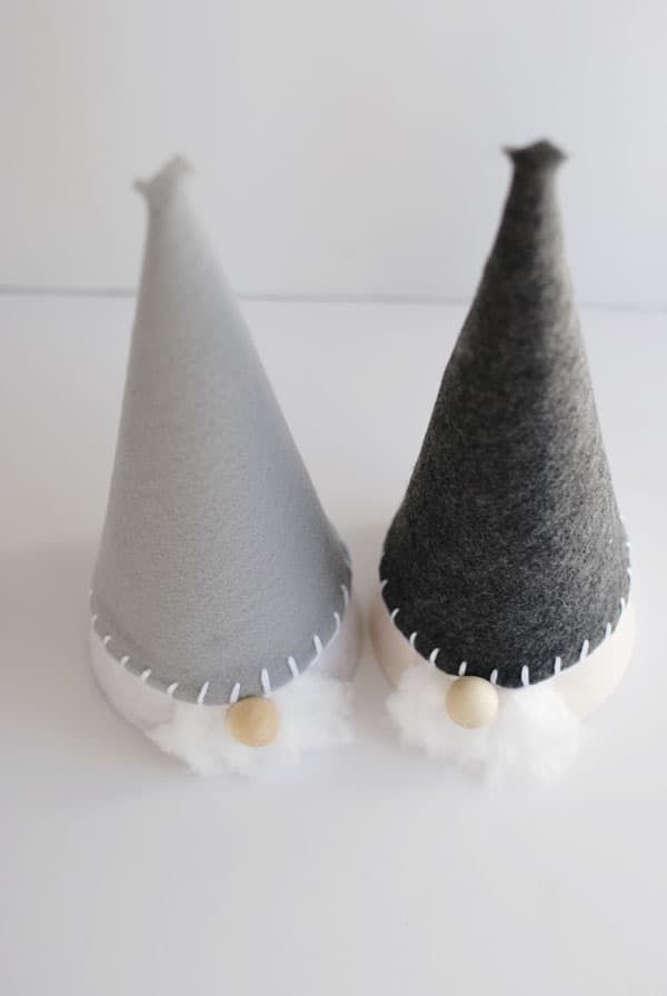 DIY Nordic Felted Christmas Gnomes via diycandy