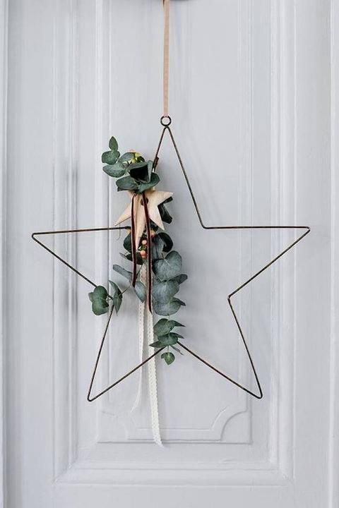 DIY Scandinavian Christmas Decorations Wire Star