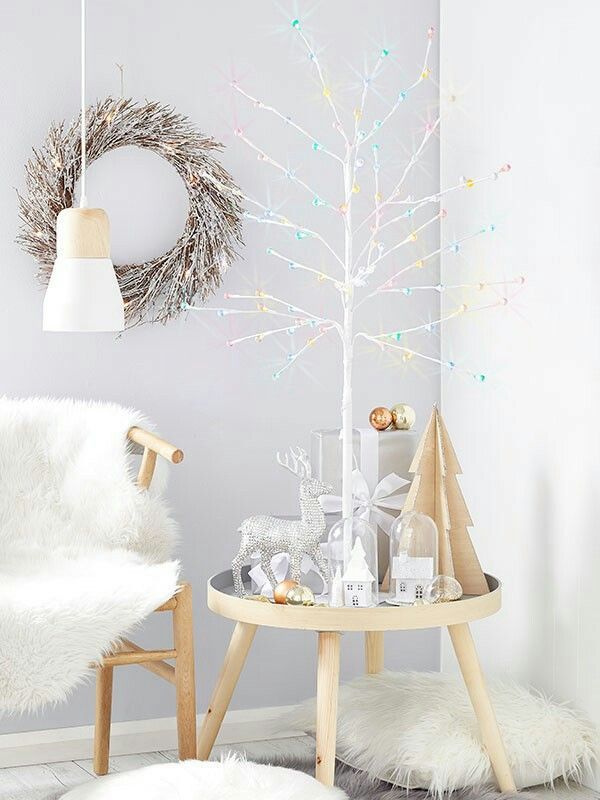 Scandi Christmas Reading Nook Decor