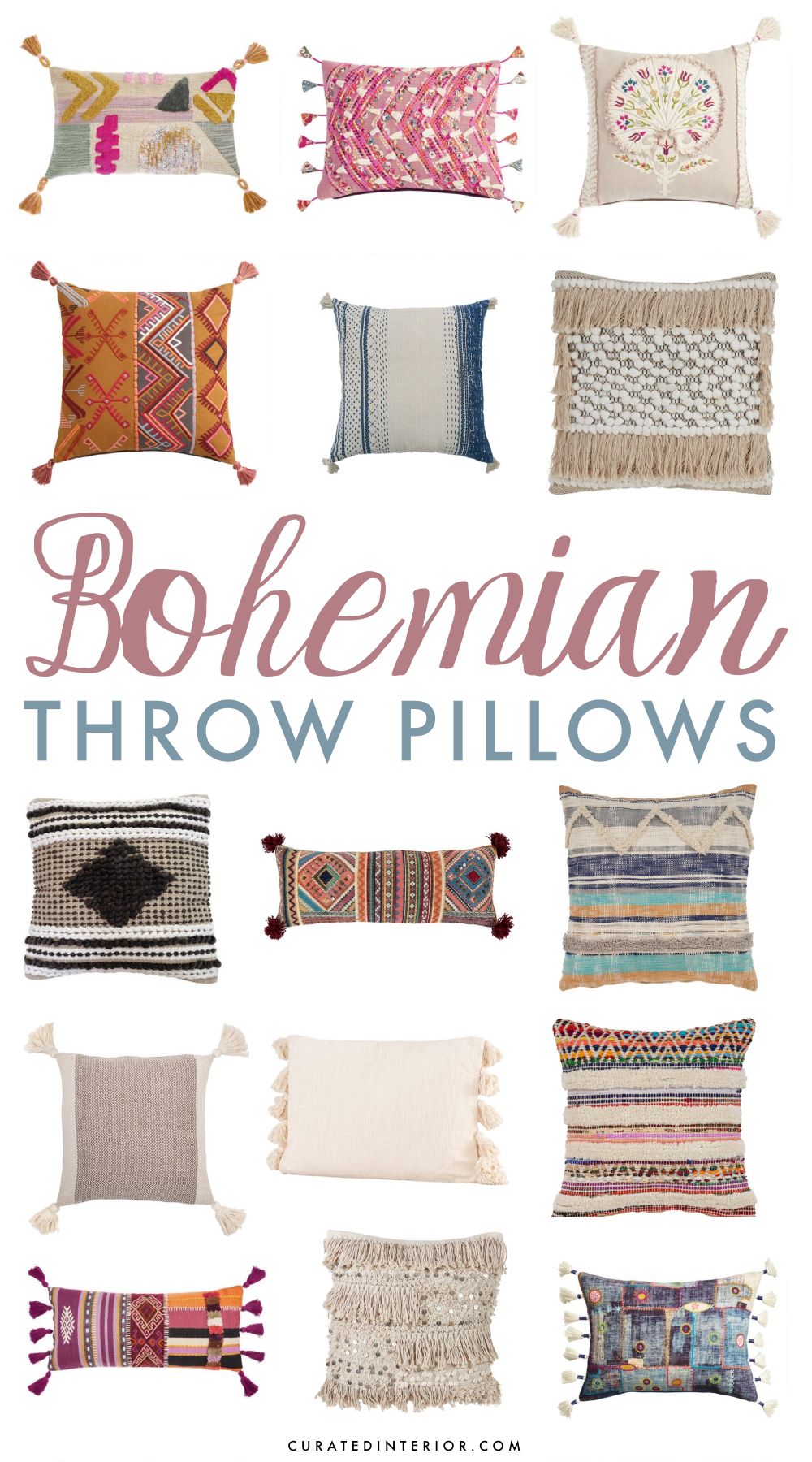 Bohemian Throw Pillows