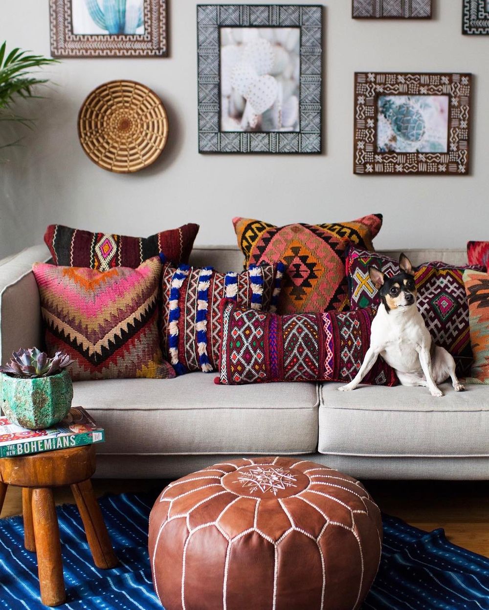 25 Bohemian Throw Pillows in Eclectic 