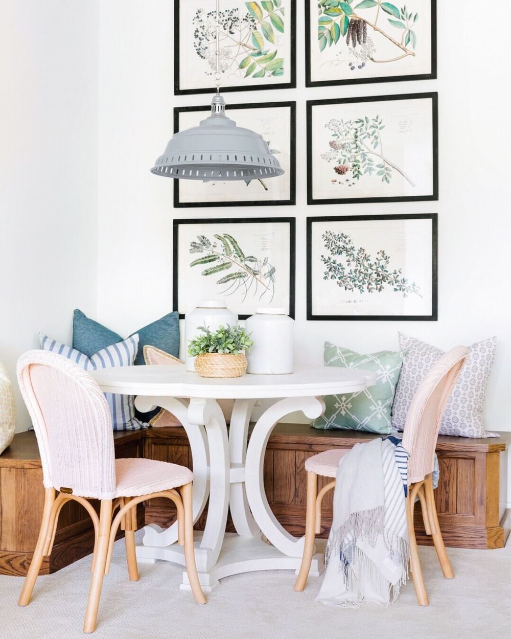 decorating a kitchen nook