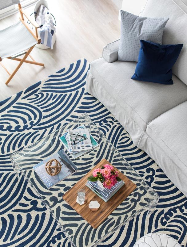 Coastal Rugs via Cline Rose Designs