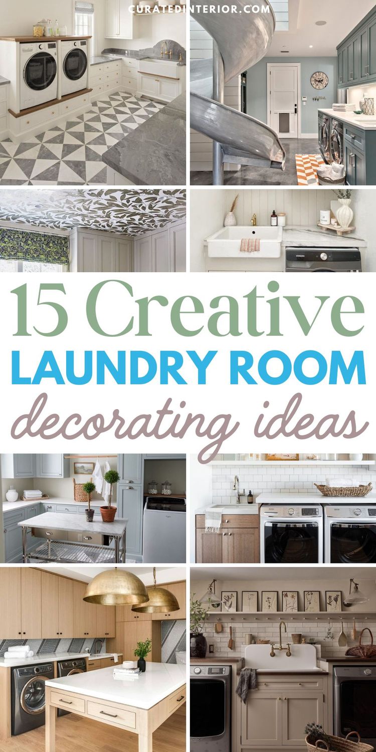 Creative Laundry Room Decor Ideas
