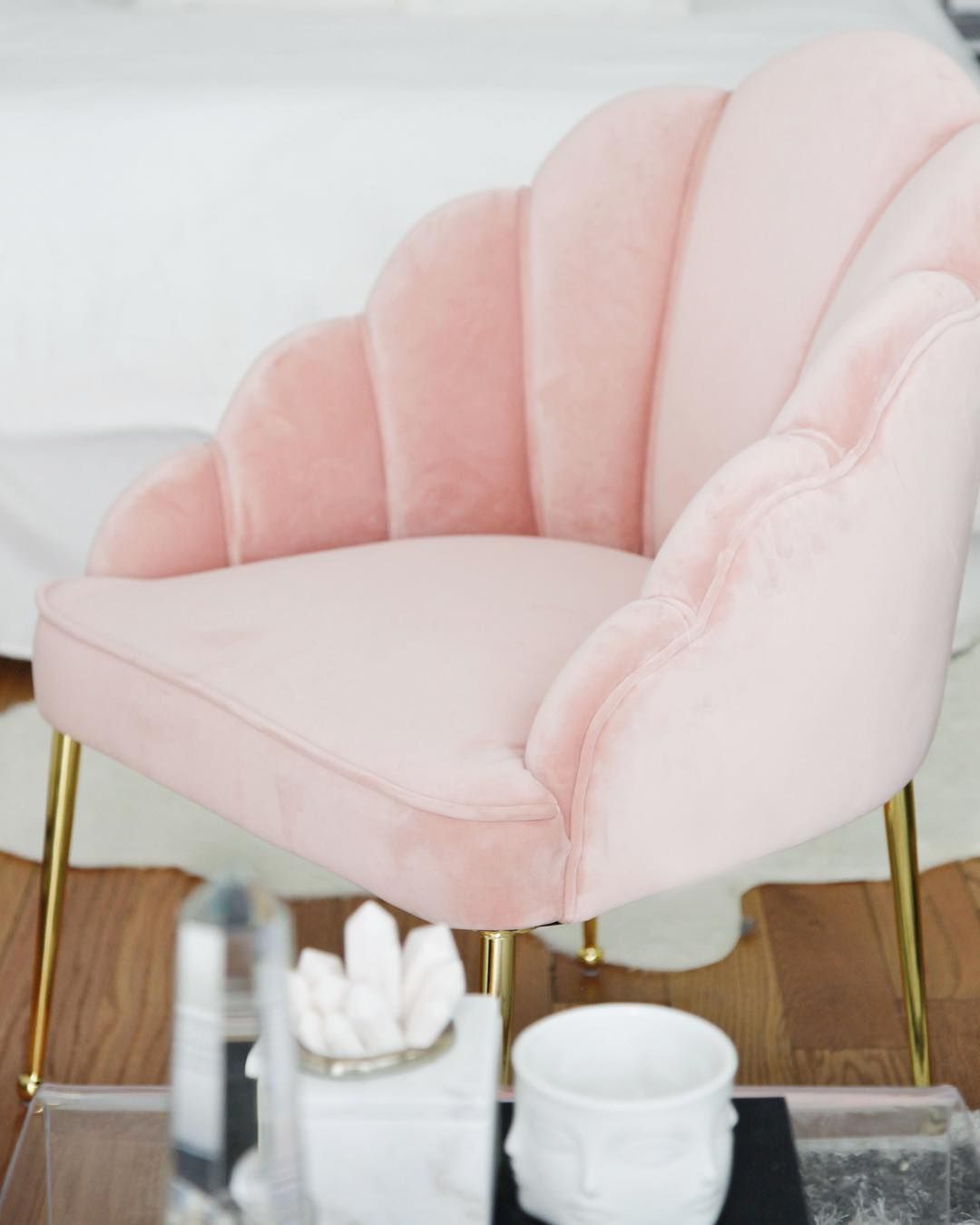 Glam accent chair via @citychicdecor