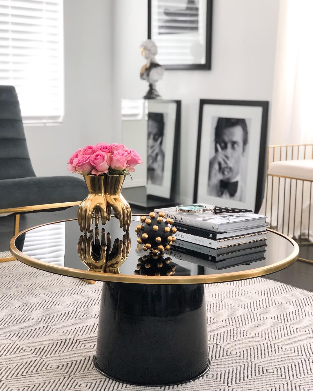 Glam coffee table via @the_beautiful_savages