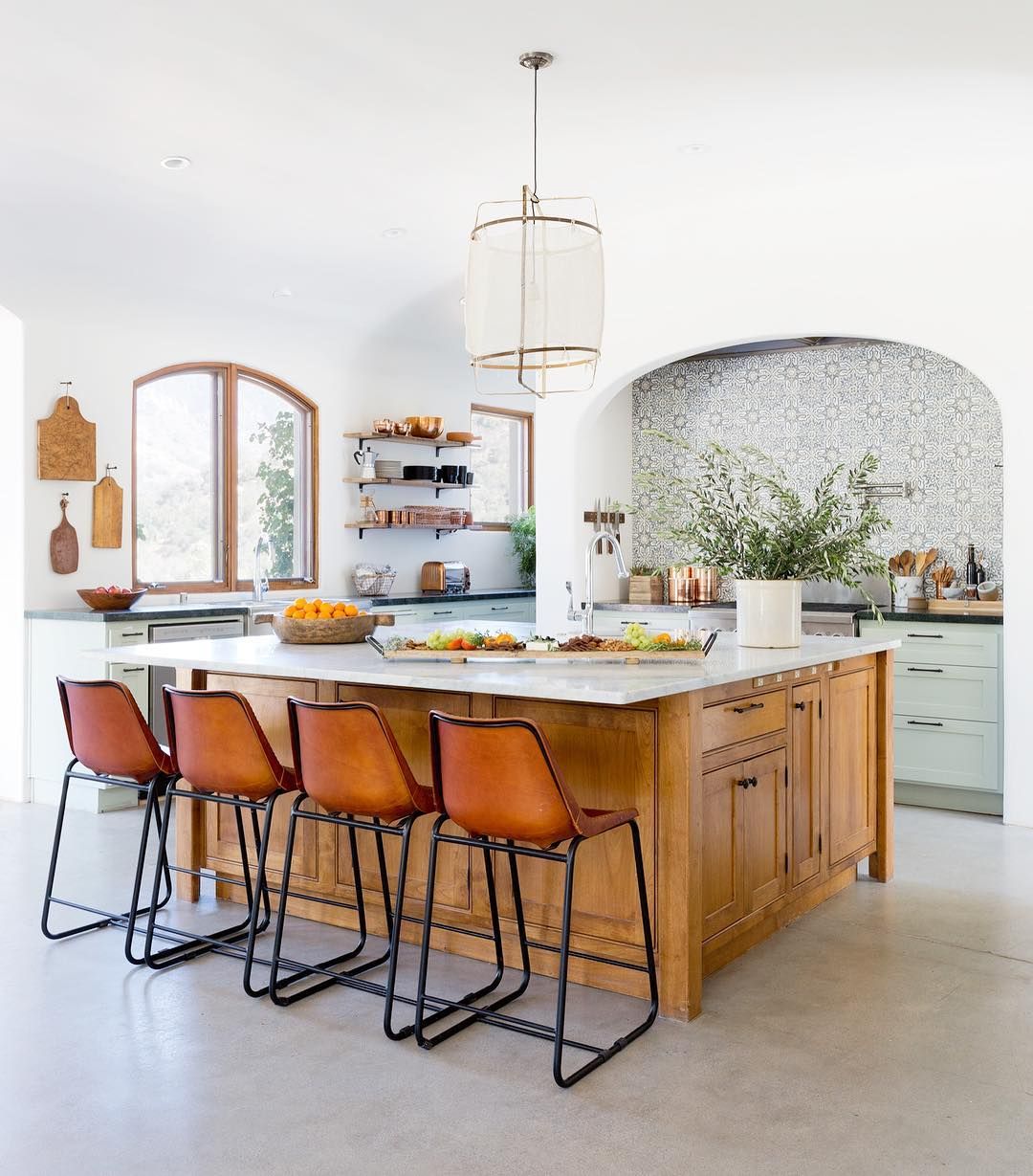 leather kitchen island chairs