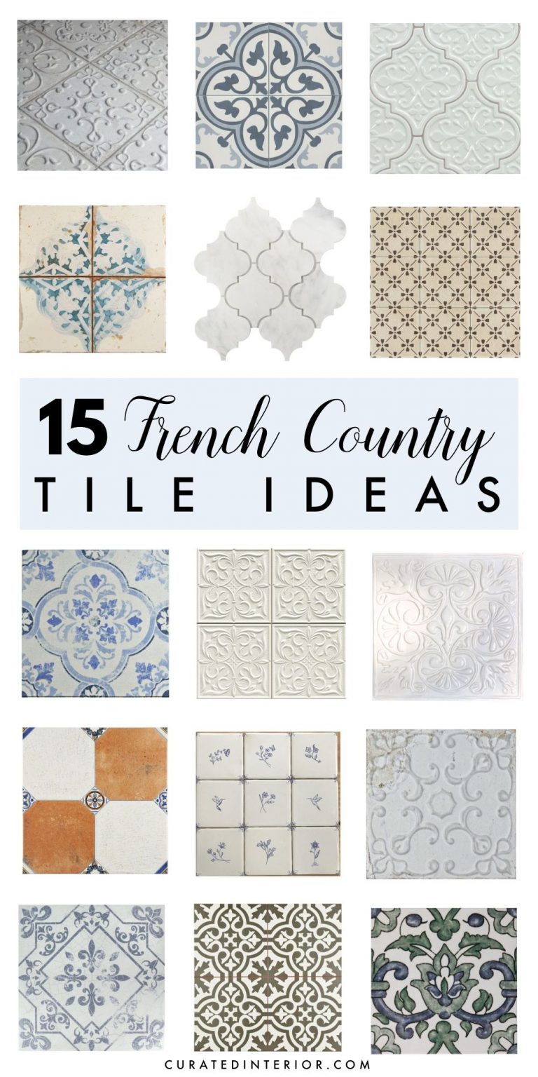 15 French Country Tiles for Walls and Floors