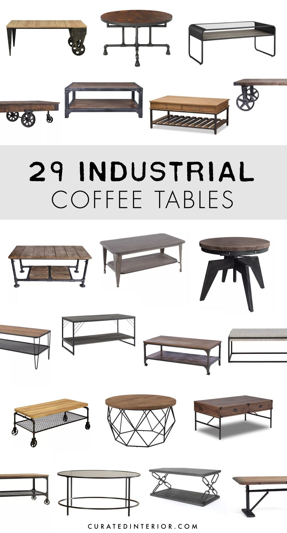 29 Industrial Coffee Tables