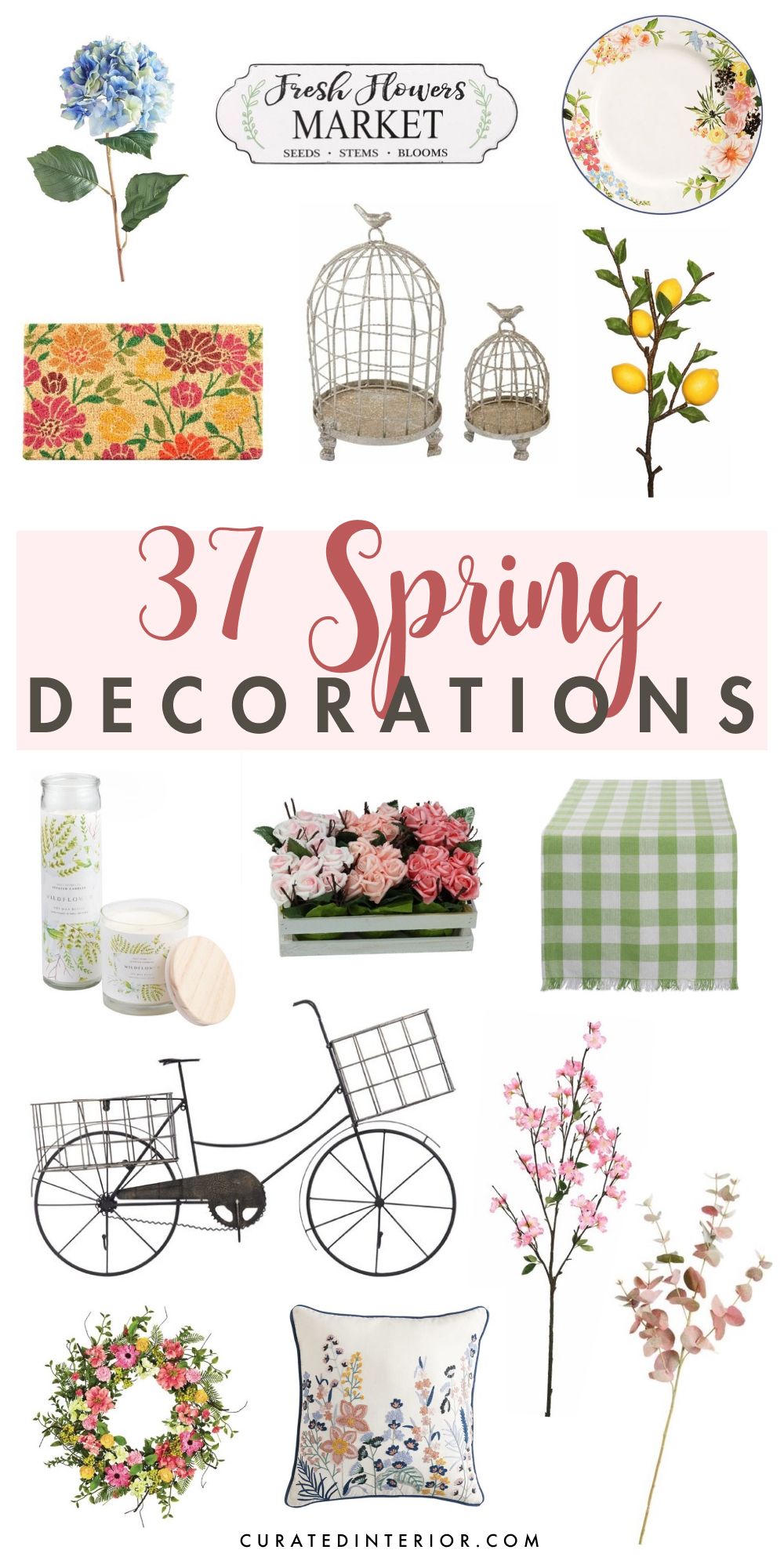 37 Affordable Spring Decorations and Accents for the Home