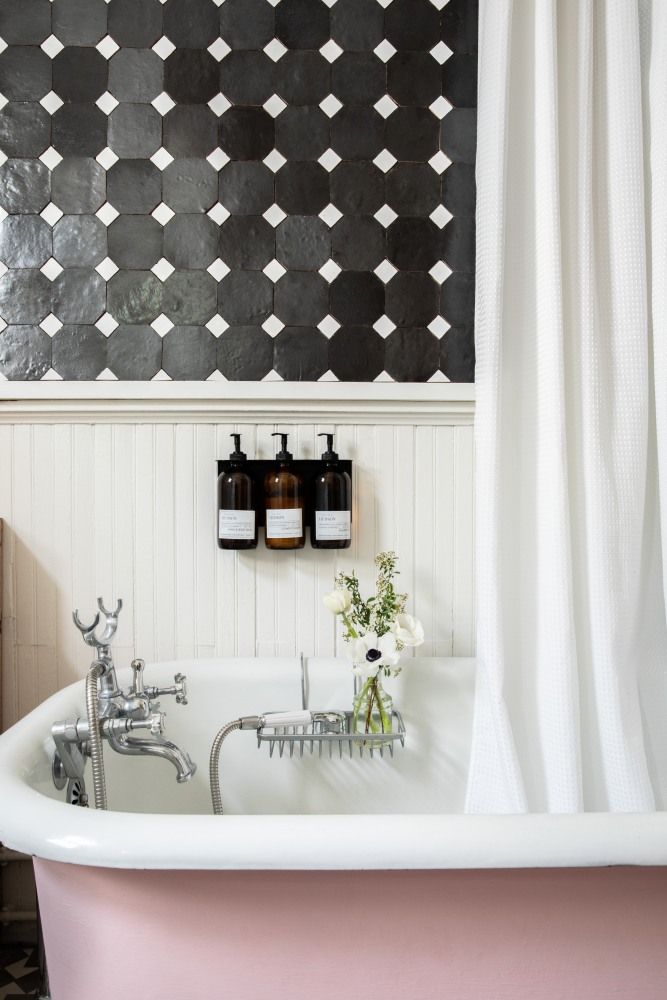 Zellige Tiling in Bathroom via Zio & Sons x Cle Tile