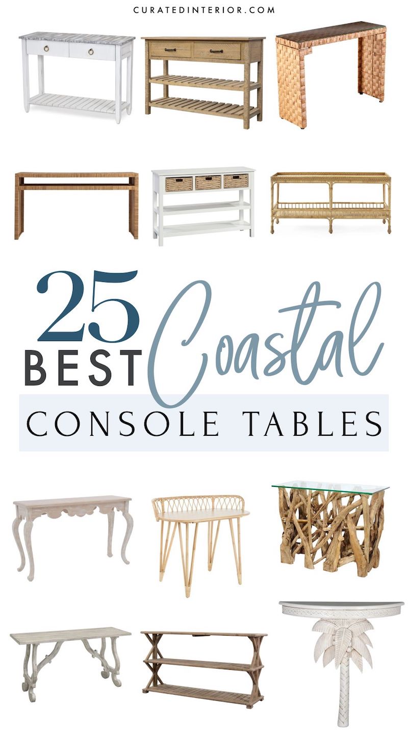 25 Best Coastal Console Tables