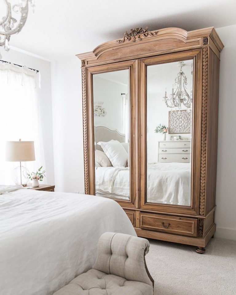 17 French Country Armoires With Charm   French Country Armoire For Bedroom @somuchbetterwithage 768x959 