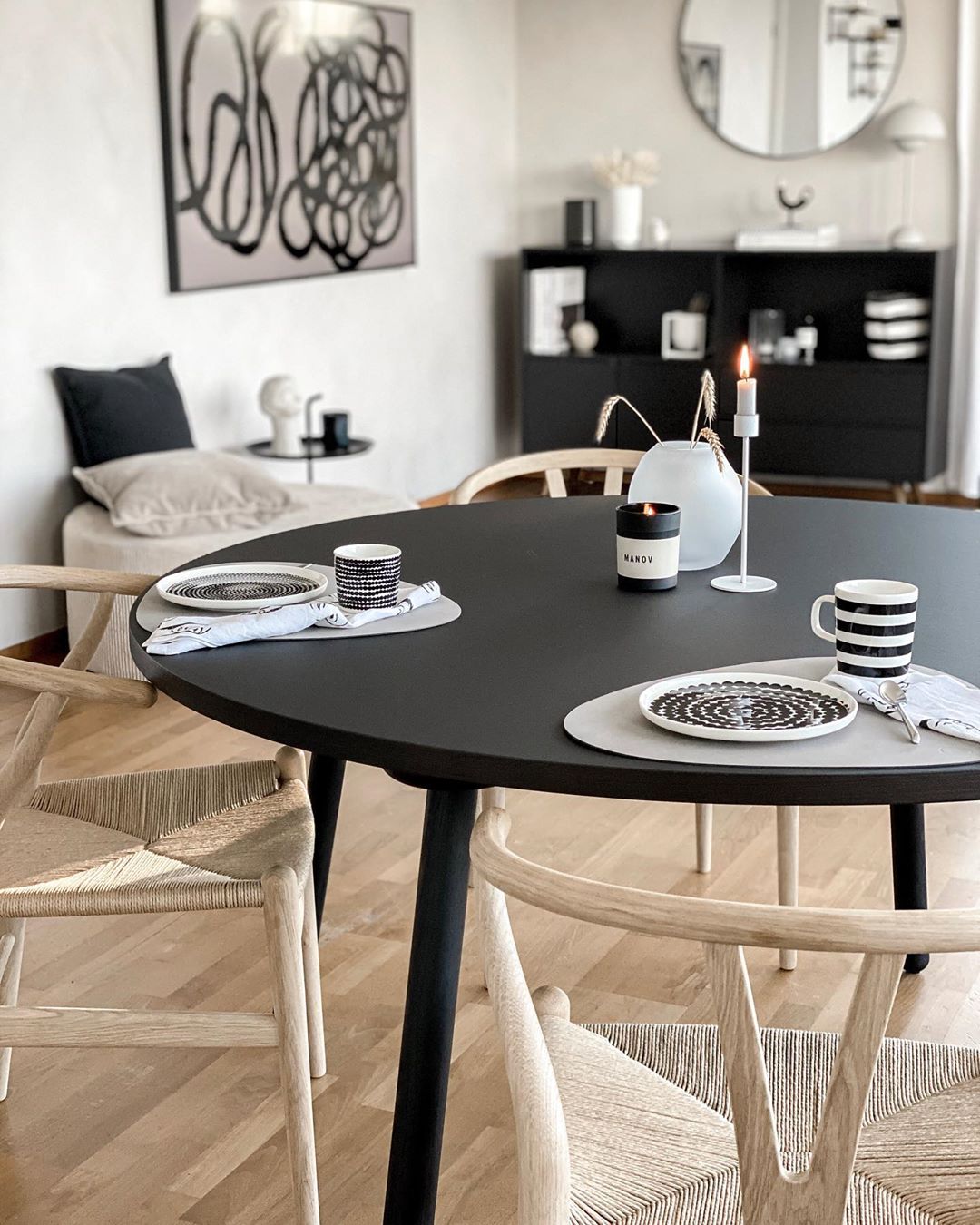 small nordic dining table