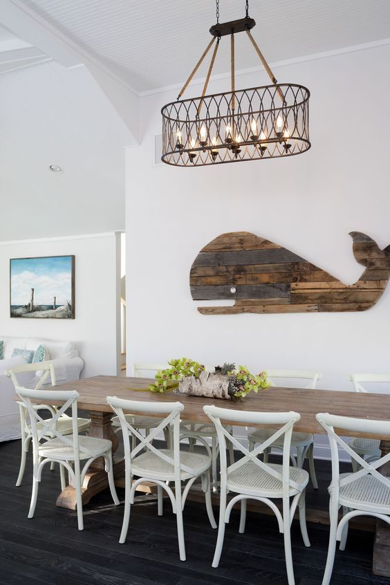 coastal dining chandelier