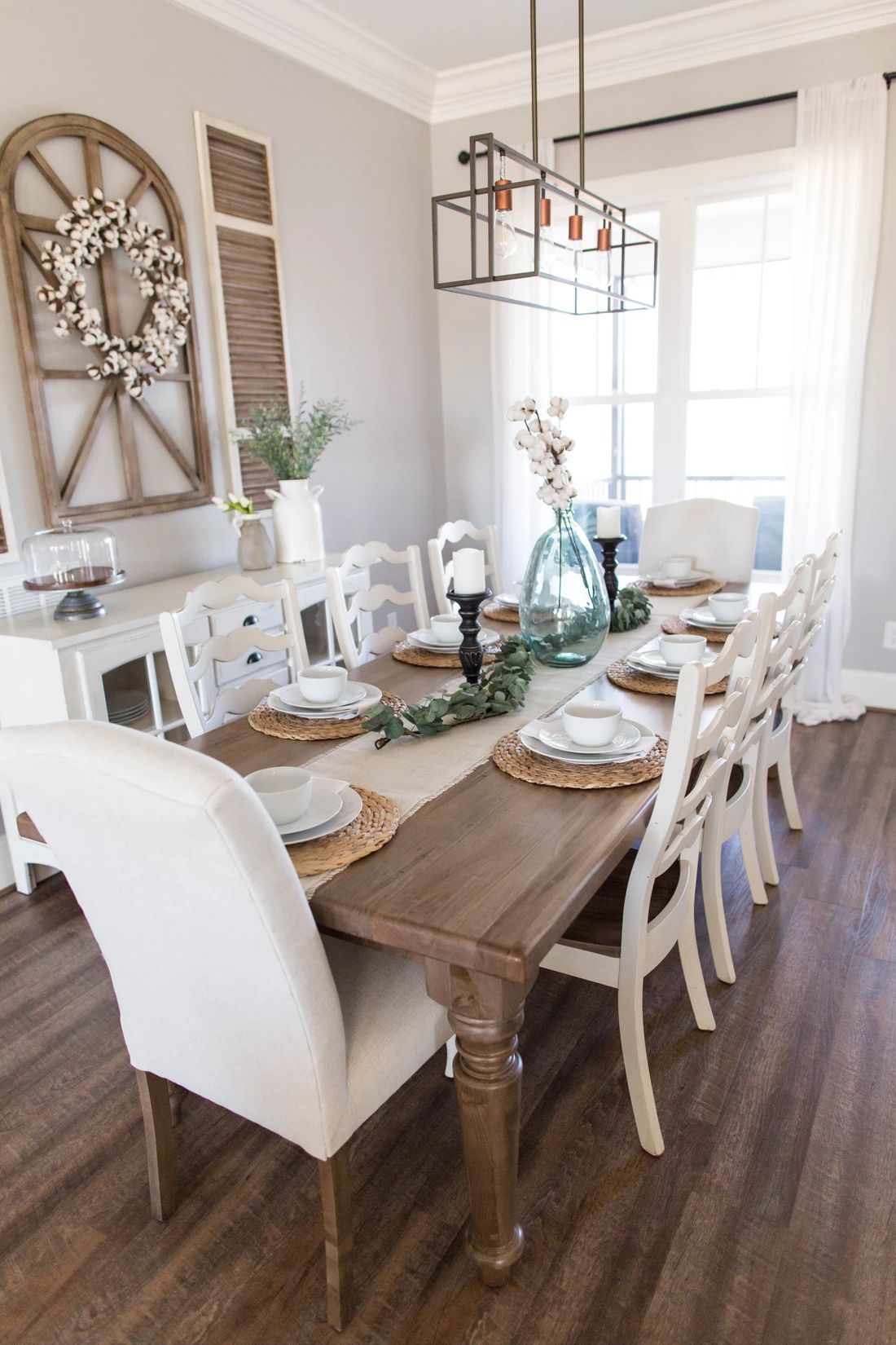 Farmhouse Side Chairs via NorthCarolinaYogaGirl