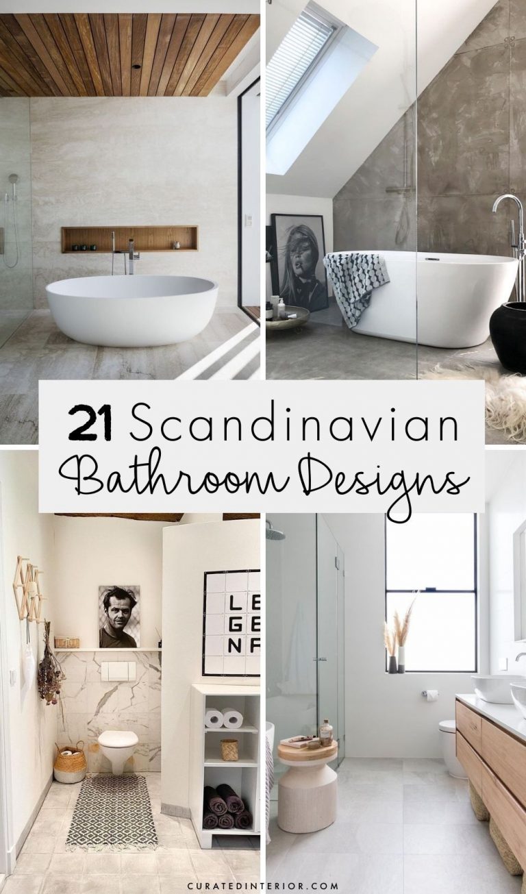 21 Modern Scandinavian Bathroom Decor Ideas