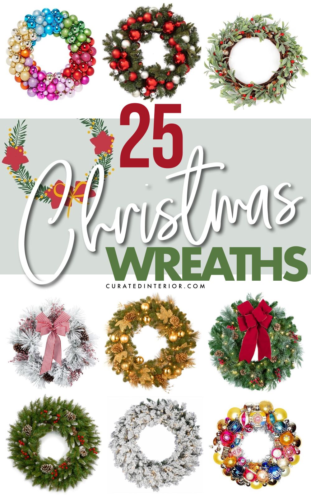 25 Amazing Christmas Wreaths for the Holidays