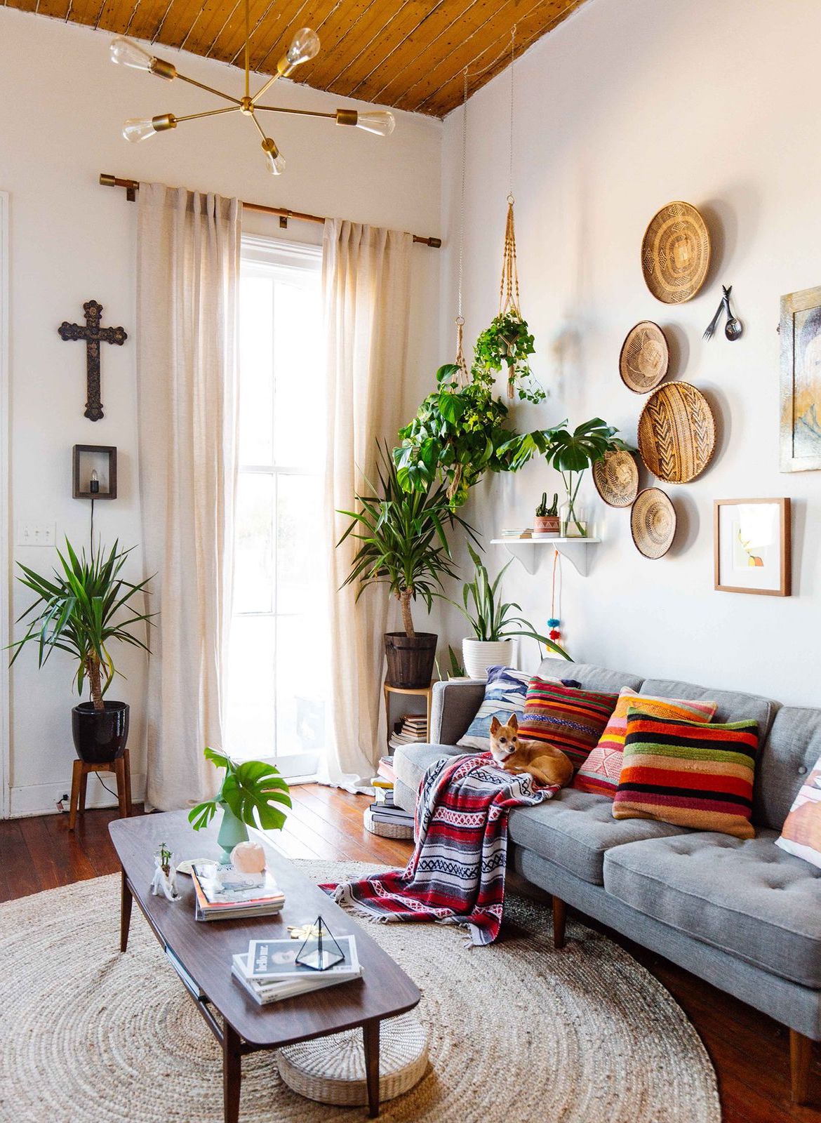 best boho living rooms