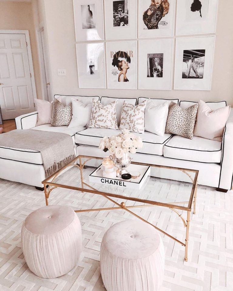 29 Glam Living Room Decor Ideas