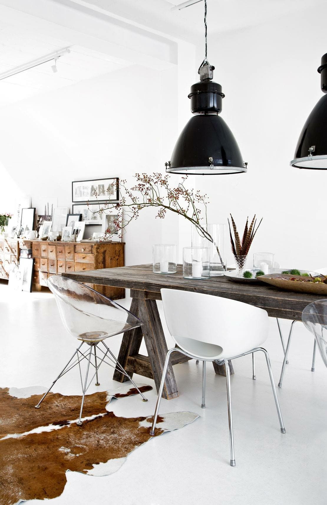 Large Metal Dome Pendant Lights via Westwing