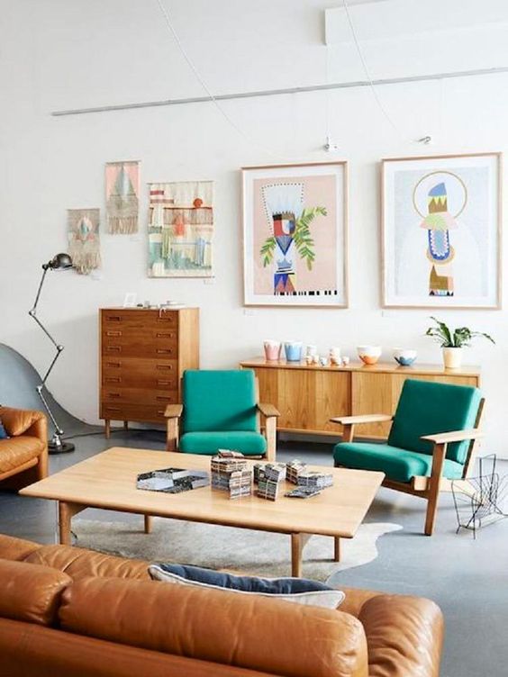 35 Retro Mid Century Modern Living Room Ideas